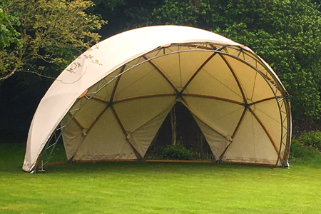 10m Geodesic Open Stage Hire