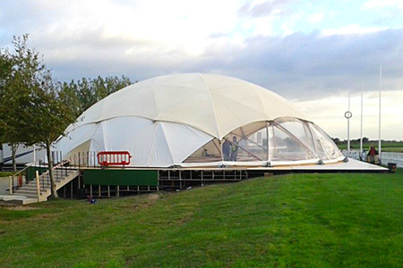 22.5m Geodesic Dome Hire