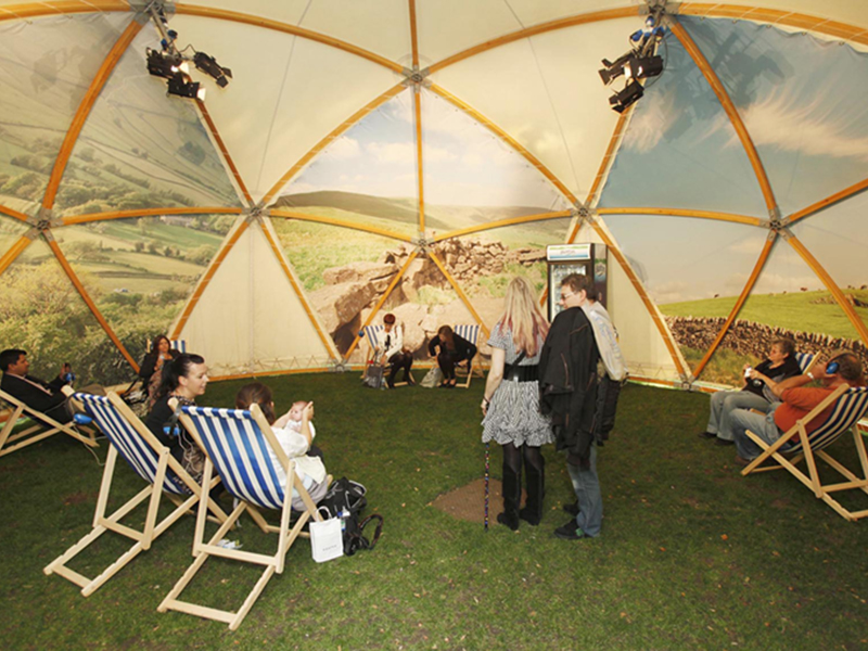 10m Geodesic Dome Hire